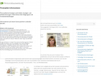 personalausweis.org Webseite Vorschau