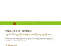 sandraschmid-coaching.ch Webseite Vorschau