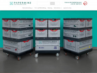 paperminz.de Webseite Vorschau