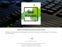 mg-sound.de Webseite Vorschau