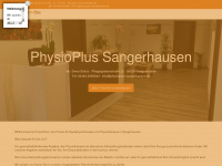 physioplus-sangerhausen.de Webseite Vorschau