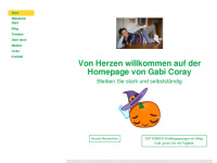 gabicoray.ch Webseite Vorschau