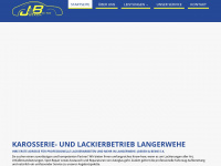 jb-lackiererei.de Webseite Vorschau