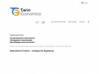 twineconomics.eu Webseite Vorschau