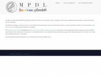 mpdl-services.de Webseite Vorschau