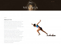 mujinga.ch Webseite Vorschau