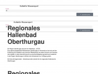 hallenbad-oberthurgau.ch Webseite Vorschau