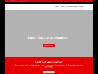 budo-karate-grossauheim.de Webseite Vorschau