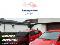 baumgartner-fahrschule.ch Webseite Vorschau