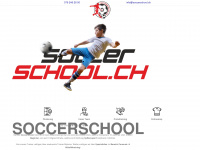 soccerschool.ch Webseite Vorschau