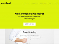 wordbird.at Webseite Vorschau