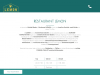 restaurantlemon.ch Webseite Vorschau