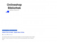 onlineshop-bibliothek.com Webseite Vorschau