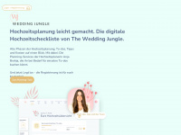 theweddingjungle.de Webseite Vorschau