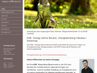 energy-advice-bavaria.de Webseite Vorschau
