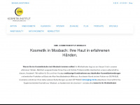 kosmetikinstitut-marionbraun.de Webseite Vorschau