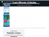 last-minute-urlaube.com Webseite Vorschau