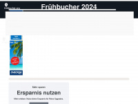 frühbucher.org Webseite Vorschau