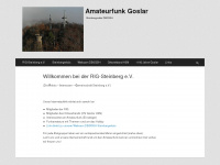amateurfunk-goslar.eu Webseite Vorschau