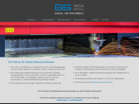 gs-mega-metall.com Webseite Vorschau
