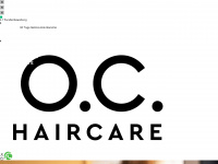 oc-haircare.com Webseite Vorschau