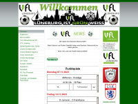 vfl-lueneburg-fussball.de Webseite Vorschau