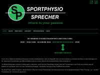 sportphysio-sprecher.ch Webseite Vorschau