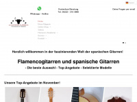 la-guitarra-flamenca.com Webseite Vorschau