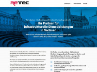 retec-sachsen.com Webseite Vorschau