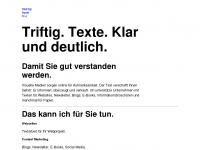triftig.ch Webseite Vorschau