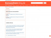 kornwestheim-blog.de Webseite Vorschau