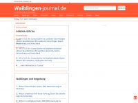 waiblingen-journal.de Webseite Vorschau