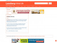 leonberg-lokal.de Webseite Vorschau