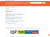 weinstadtendersbach-journal.de Webseite Vorschau