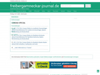 freibergamneckar-journal.de Webseite Vorschau