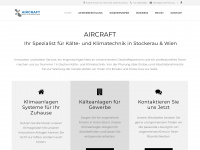 aircraft-klima.at Webseite Vorschau