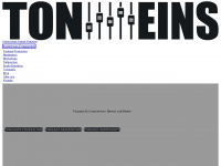 toneins.de Webseite Vorschau