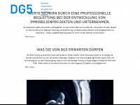 dg5.ch Webseite Vorschau