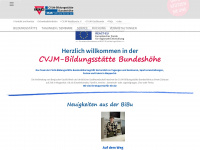 cvjm-bibu.de Webseite Vorschau