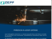 zepf-lasertechnik.de Webseite Vorschau