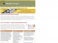 webpromote.com Webseite Vorschau