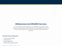 erhard-services.de Webseite Vorschau