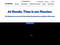 ronda.ch Webseite Vorschau
