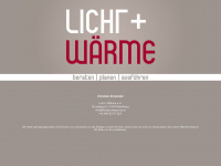 lichtpluswaerme.at Webseite Vorschau
