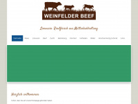 weinfelder-beef.ch Webseite Vorschau