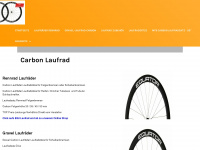 carbon-laufrad.de Webseite Vorschau