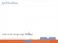 farblosblau.de Webseite Vorschau