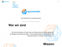 sportainable.eco Webseite Vorschau