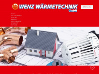 wenz-wärmetechnik.de Webseite Vorschau