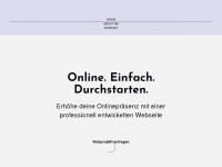 blaulila-designed.com Webseite Vorschau